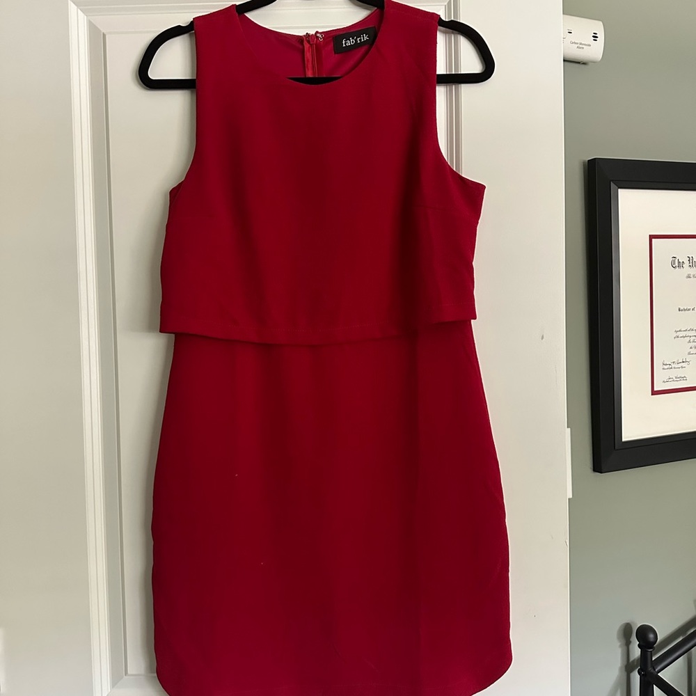 Red Fabrik Mini Dress Size Small